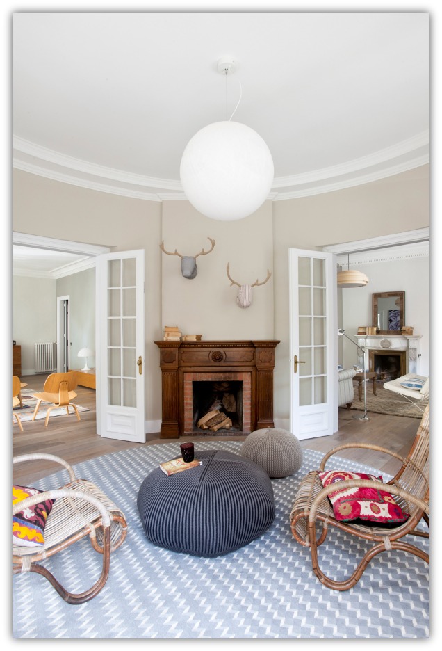 chimenea piso barcelona