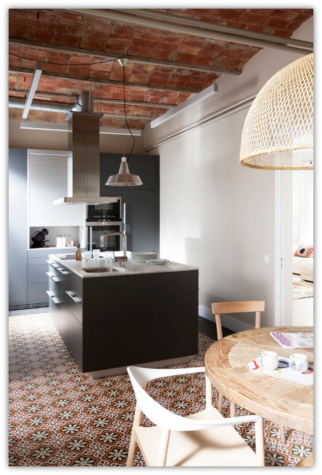 cocina piso barcelona